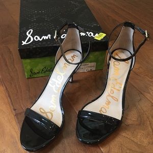 Sam Edelman “Patti” black patent sandals